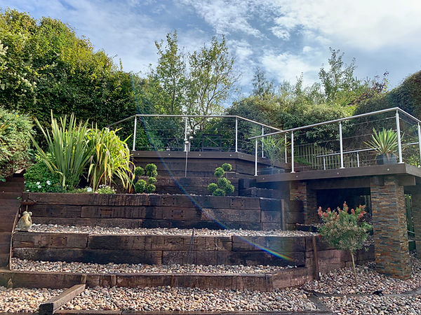 viewing terraces at the house