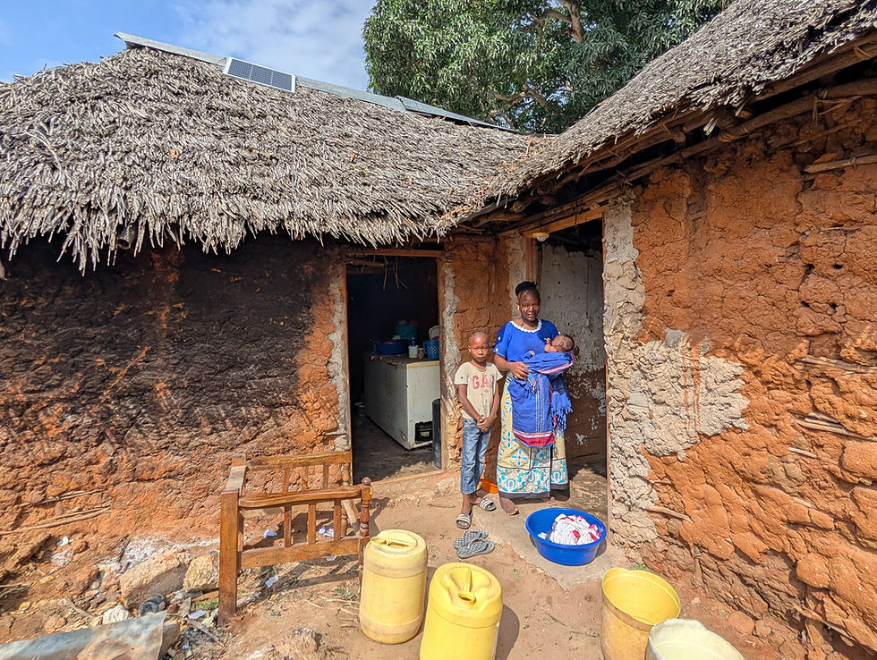 Women Children Front Home