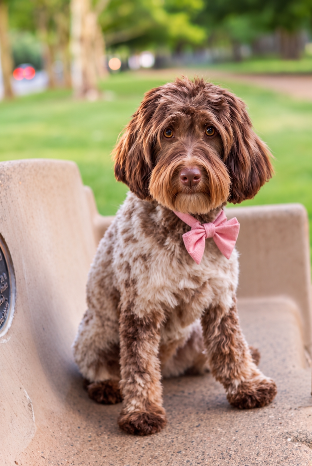 aurora roan chocolate puppy