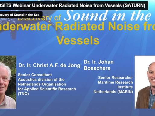 Webinar on Underwater Radiated Noise from Vessels with DOSITS