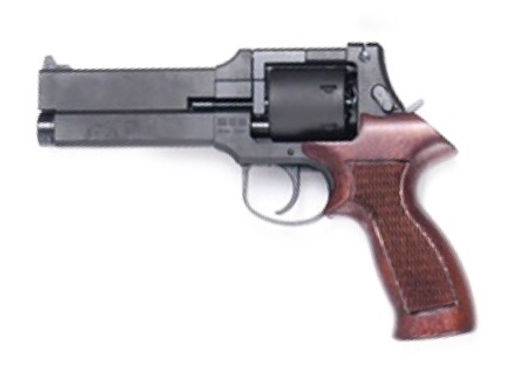Marushin MATEBA 5インチ ガスガン Marushin Mateba 5 inch Excellent HW Gas Revolver with Wood Grip