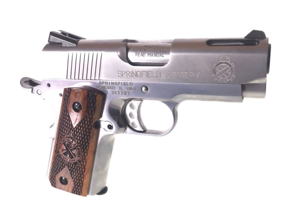 Thumbnail: Kimpoi Springfield V10 Compact 1911 Hand Carved Wood Grip