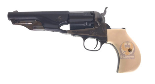 HWS Colt M1860 Army Gamblers Ghost Black Model Gun | Octagon Airsoft