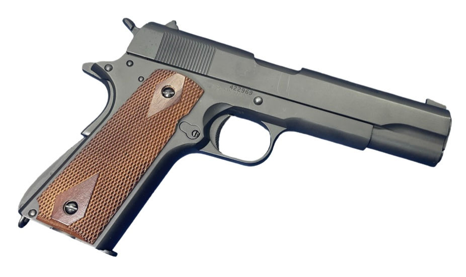 Thumbnail: FCW Norinco M1911A1 GBBP with Checker Wood Grip