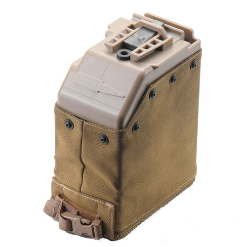 実物新品 FAB DEFENSE製 マガジンMAKO GROUP MWG Lambda Defence 5000rds Magazine Drum For MK48 Mod 0/1