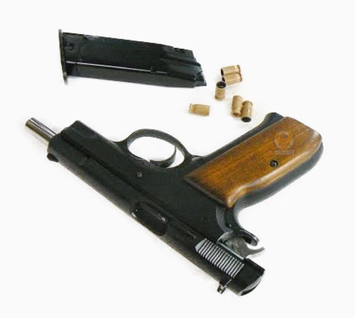 FCW x KJW CZ75 GBBP with Real Wood Grip | Octagon Airsoft