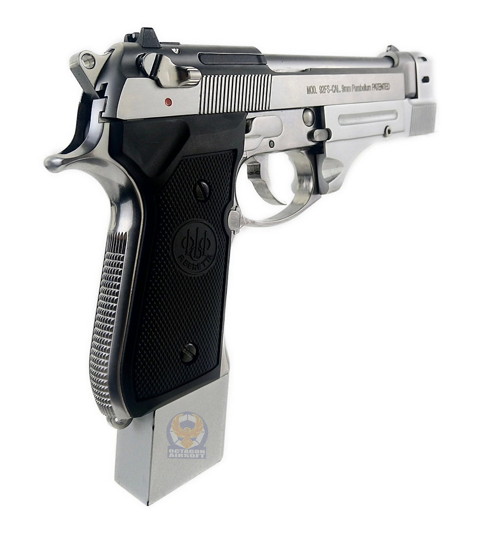 Thumbnail: FCW M9 Underworld GBB Pistol Silver Custom