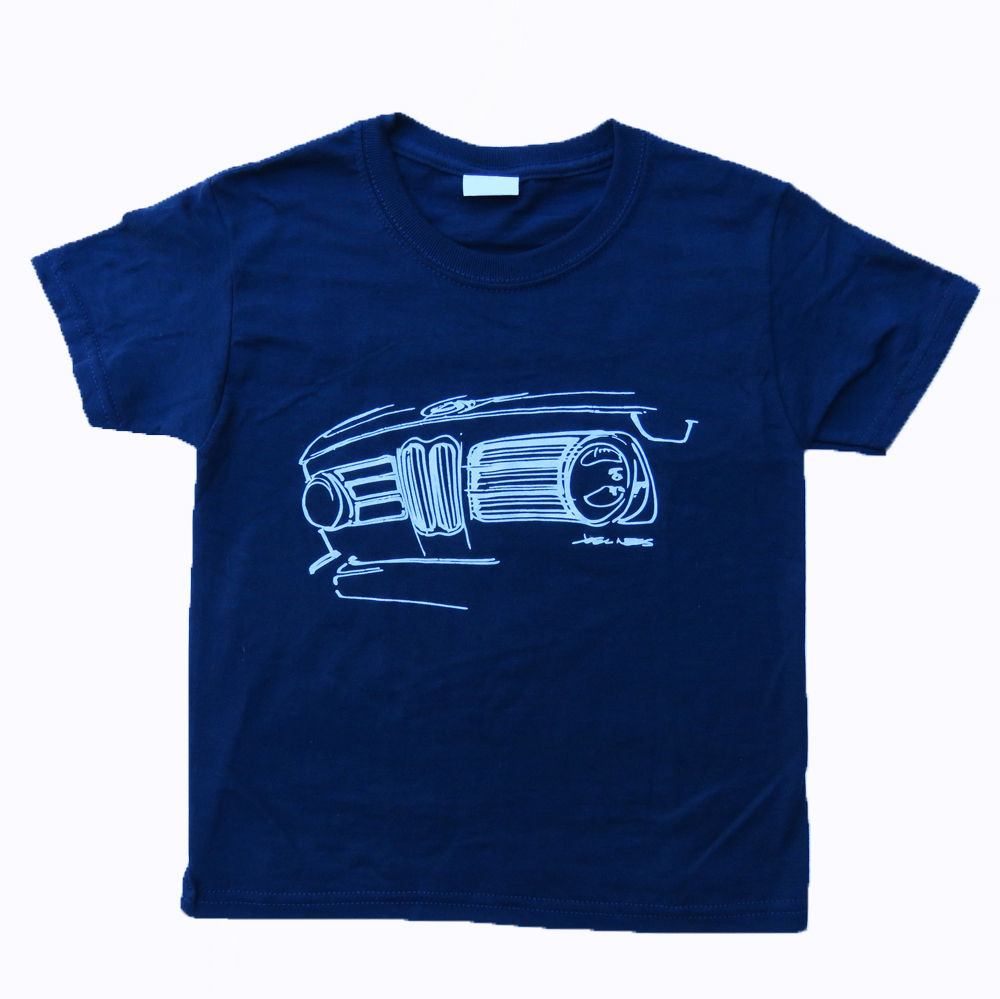 BMW 2002 Custom hand-drawn grille, Youth T-shirt