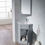 Thumbnail: Hampton Grey 27" Corner Vanity with Medicine Cabinet