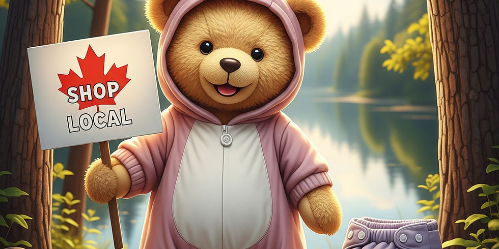 Teddy's reminding us to shop local