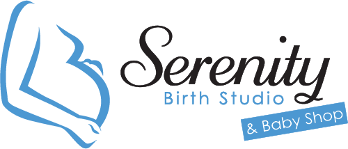 The logo for baby store Serenity Birth Studio and Baby Shop