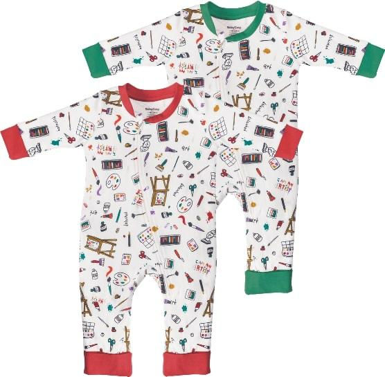BabyCosy Organik 2 li Fermuarlı Tulum