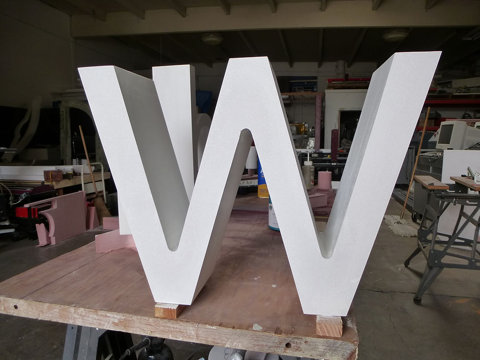 Dimensional Foam Letter