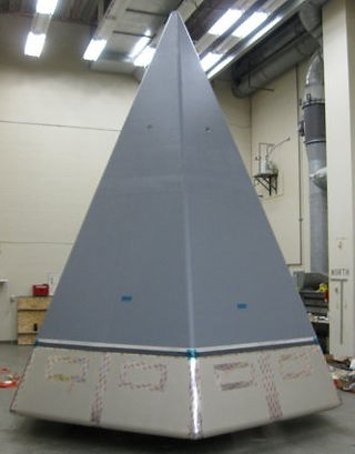 Foam Prototype fabricated by WeCutFoam painted silver