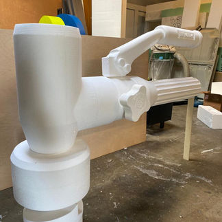 Knockout foam prop tool fabricated by WeCutFoam