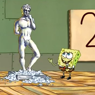 Bob Sponge inspiration for fabricating Squidward statue
