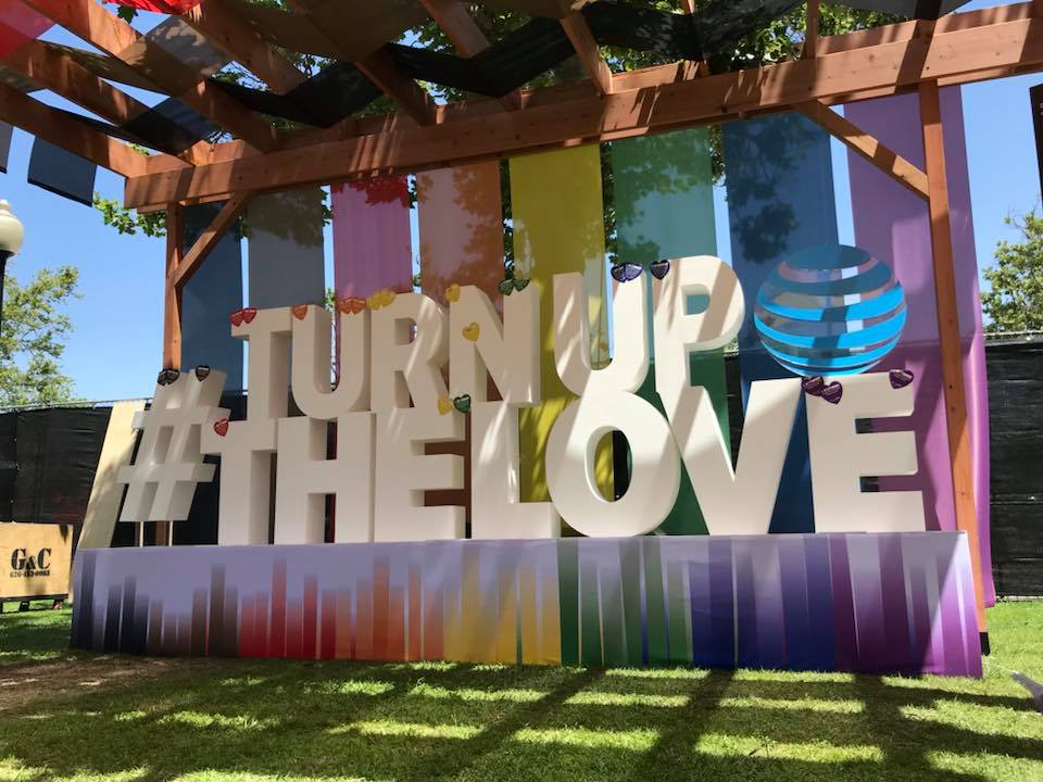 Turn Up The Love Sign