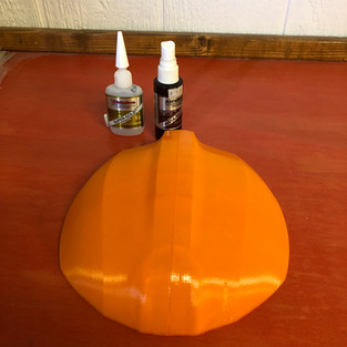 3D printing ASB material for fabricating a helmet movie prop