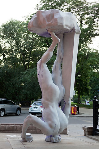 Large Scale Foam Statue cnc machined hard coated and painted by WeCutFoam