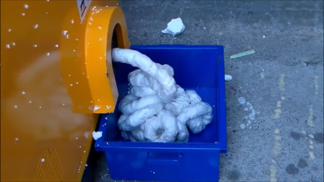 foam recycling from companies California WeCutFoam