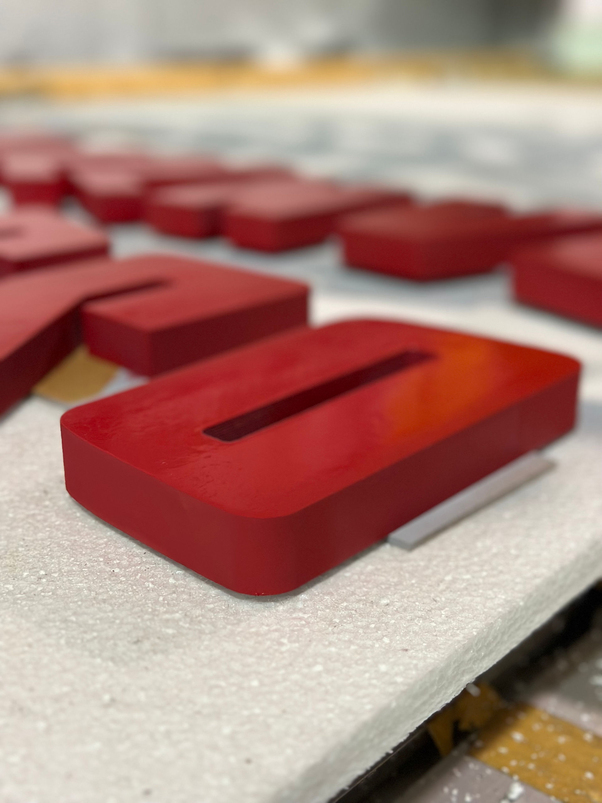 CNC machined Sintra Foam Sign, fabricated and painted y WeCutFoam