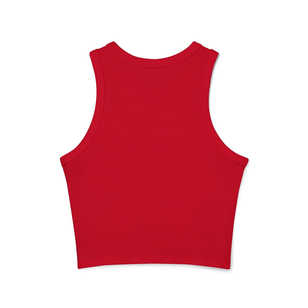 Thumbnail: SI Dance Vibes Women's Micro Rib Racer Tank Top