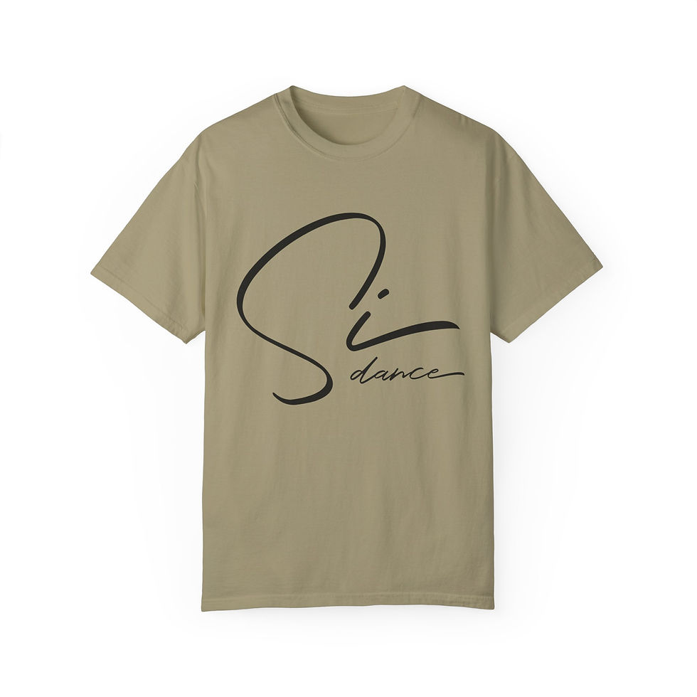 Thumbnail: SI Dance Love Unisex Garment-Dyed T-shirt 