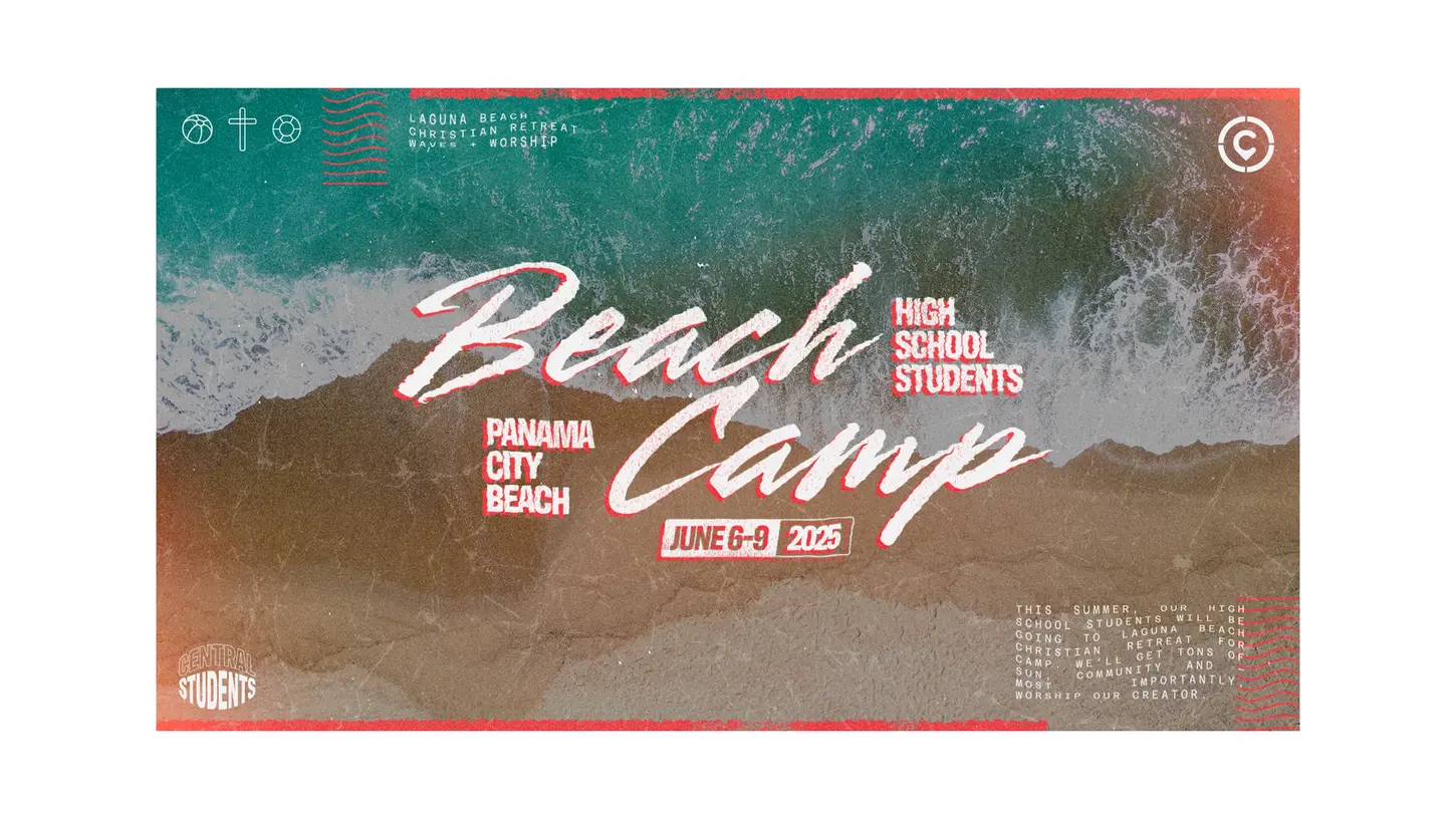 Central Church High School Student Camp Title Slide Theme