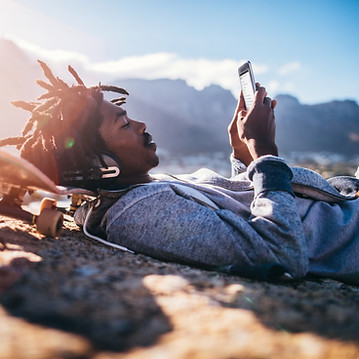 Man Checking his Phone