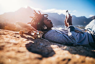 Man Checking his Phone