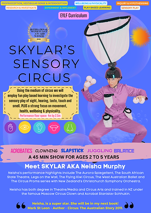 Poster The Sensory Circus Show.