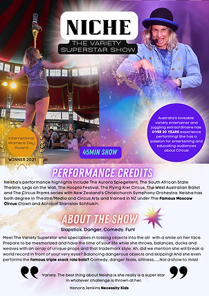 Poster of NICHE, The Variety Superstar.