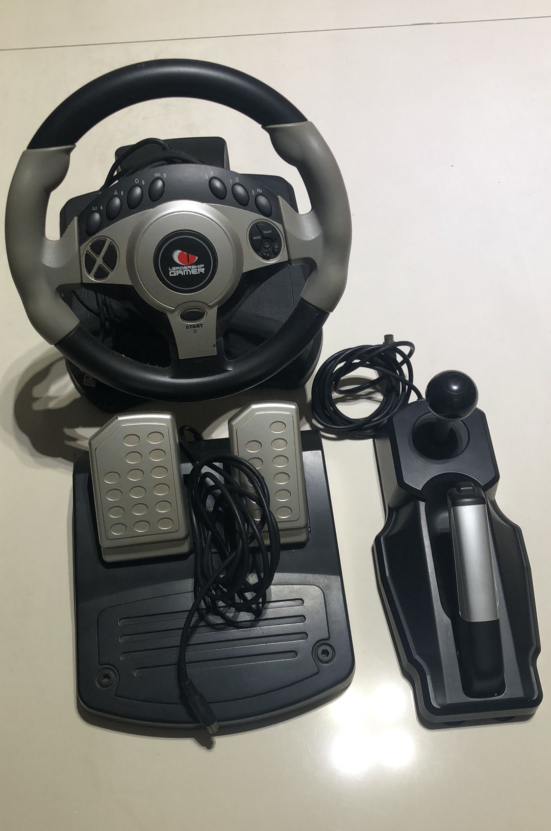 Volante leadership gamer para computador