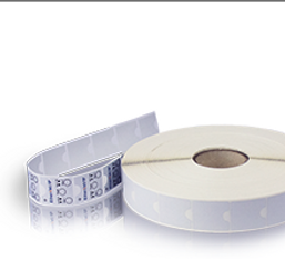 Kunststoffetiketten, Rollenetiketten, Haftetiketten, Klebeetiketten auf der Rolle