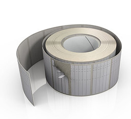 Sonderlösungen bei Rollenetiketten, Haftetiketten, Klebeetiketten auf der Rolle, Mehrfachstanzung, Sandwichetiketten,