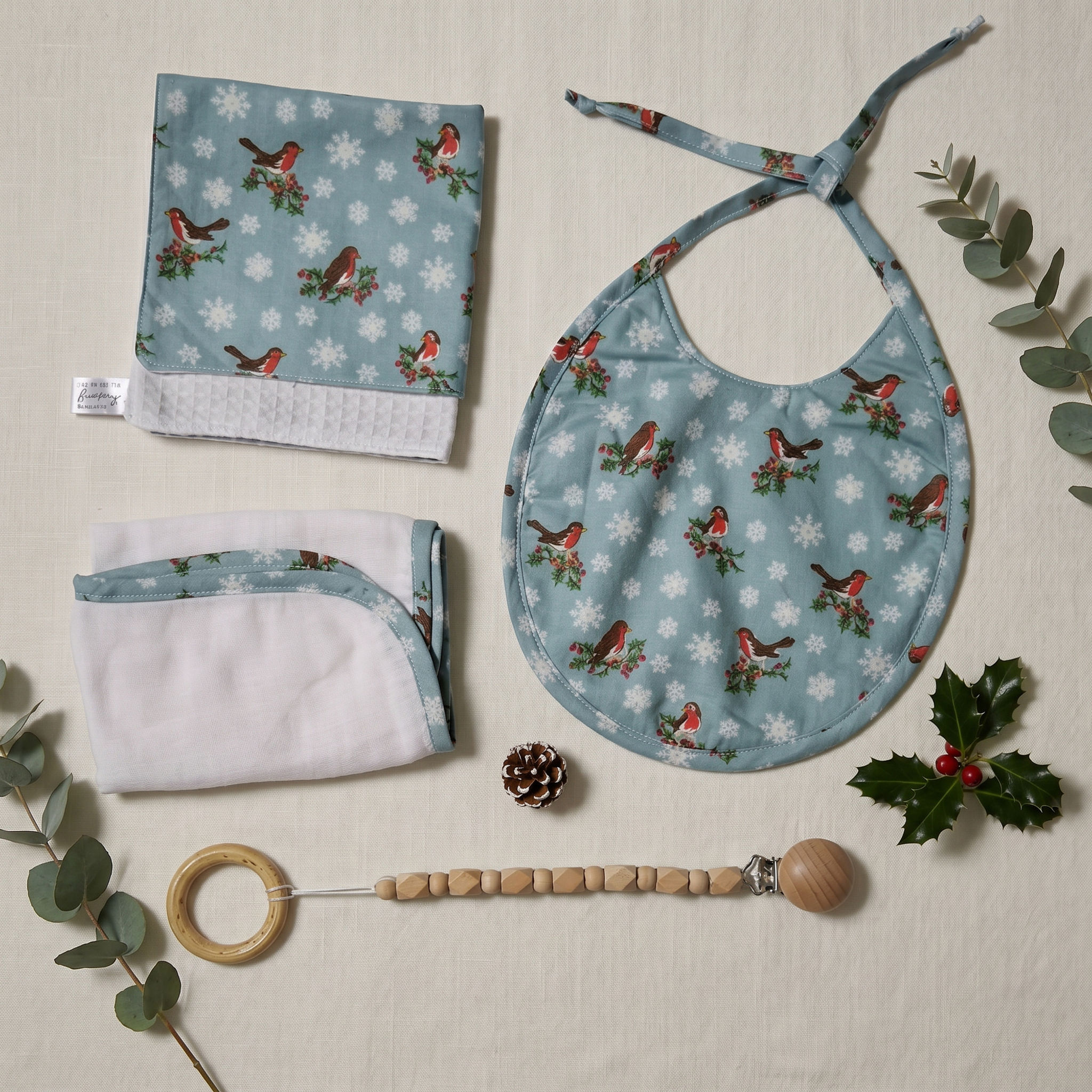 Gift set 4 pack christmas birds