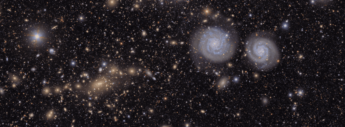 color space and morphological operations enable distinguishing between galaxies and spiky stars