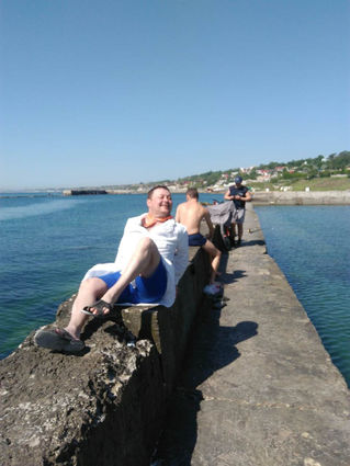 Морская рыбалка, на велосипедах