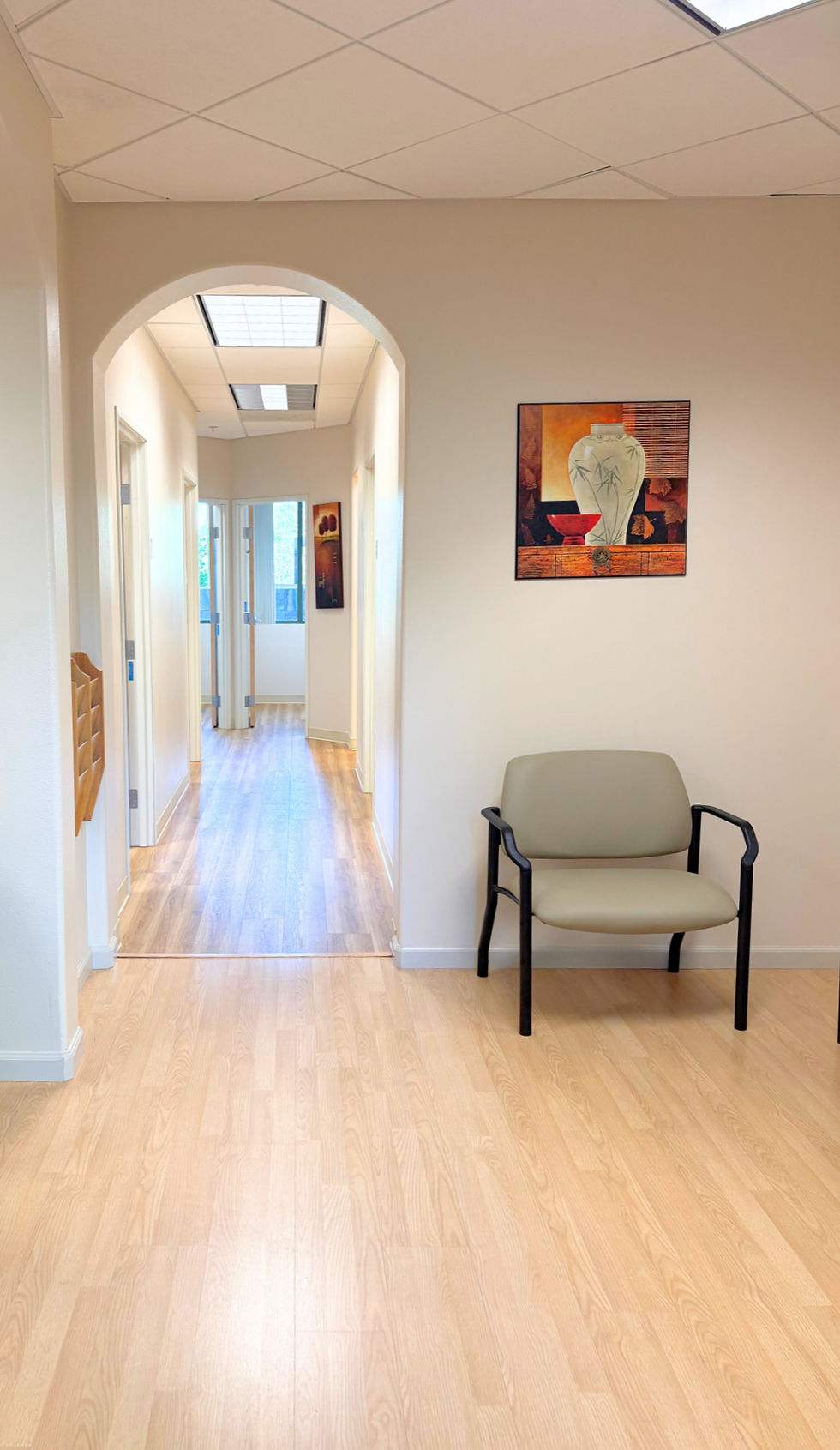 Photo of office hallway