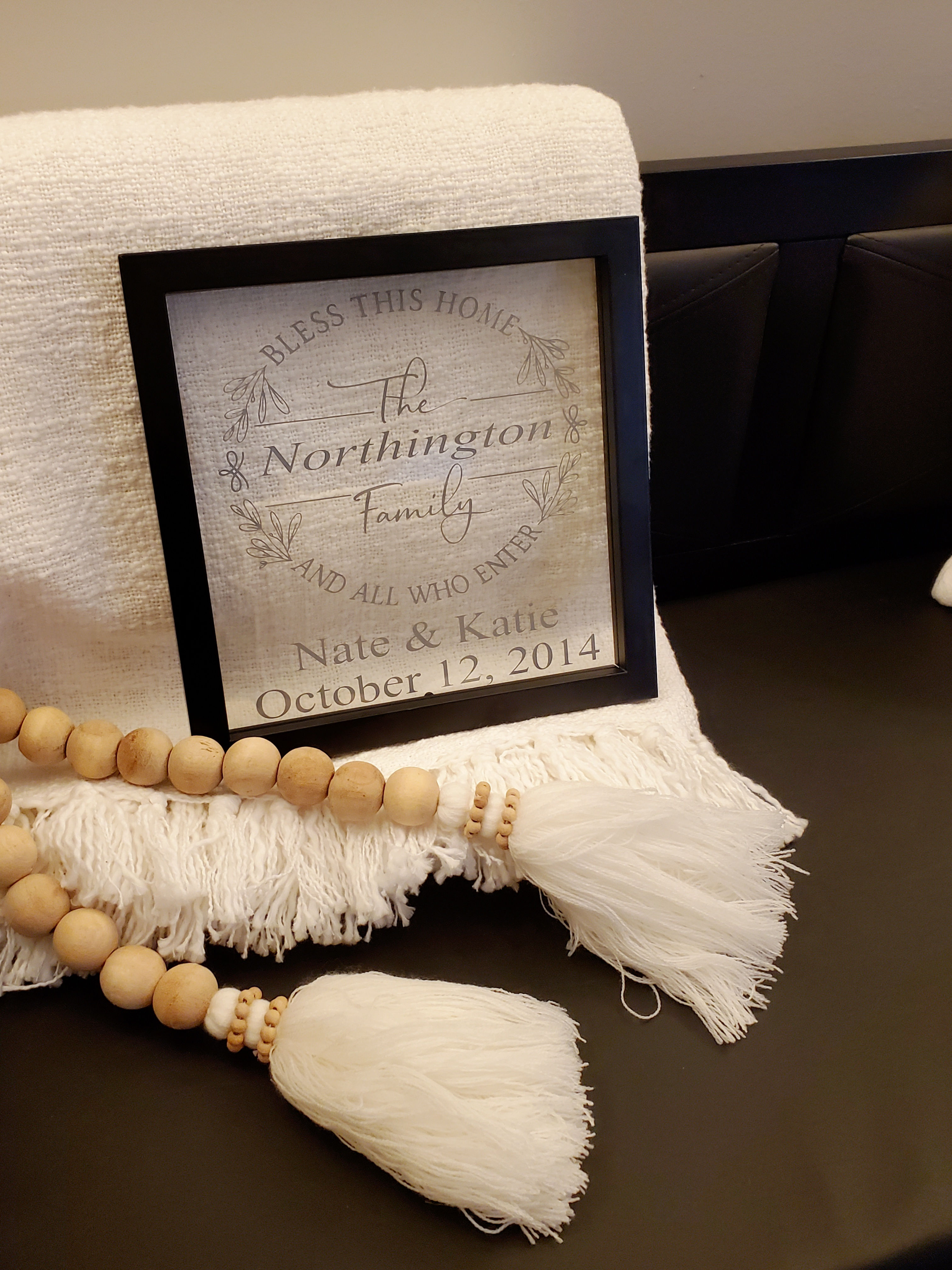 "Family Name" Floating Frame