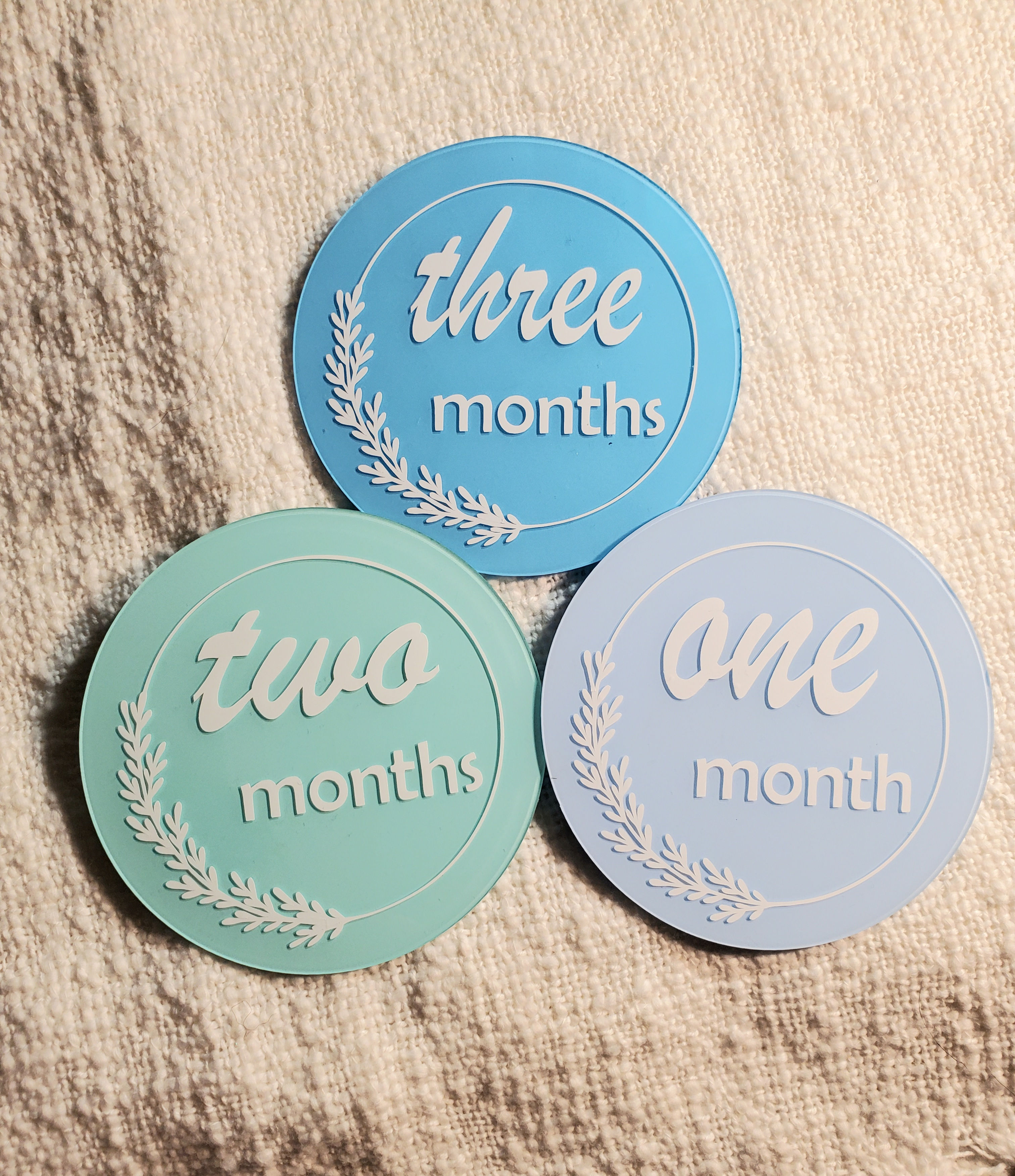 Baby Monthly Milestone Set