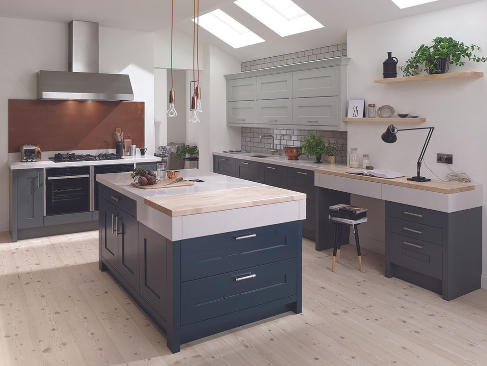 Fitzroy Hartforth Blue, Partridge Grey & Slate