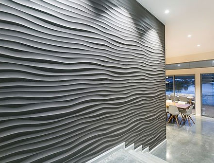 panel 3d tono gris