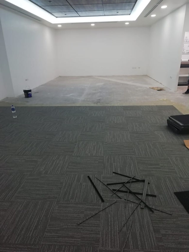 alfombra modular para oficinas