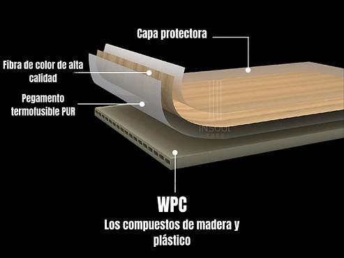 ¿De que material es el deck sintetico?