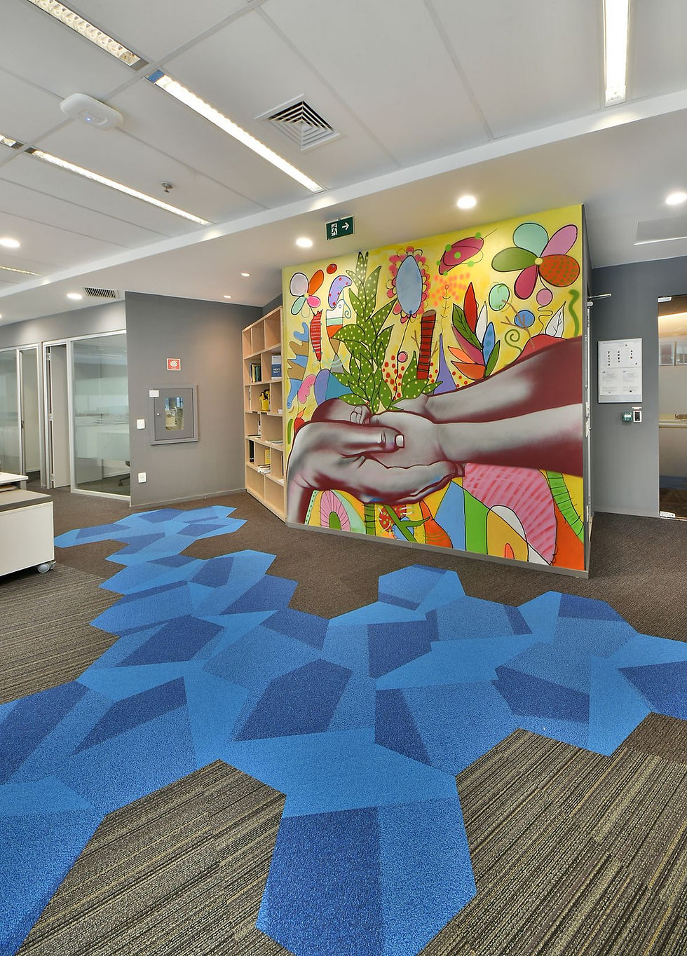 alfombra modular de colores cdmx