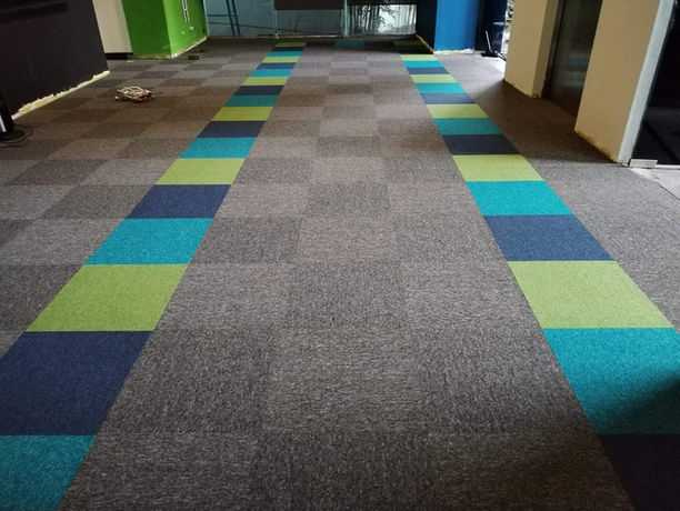 Alfombra modular de colores cdmx