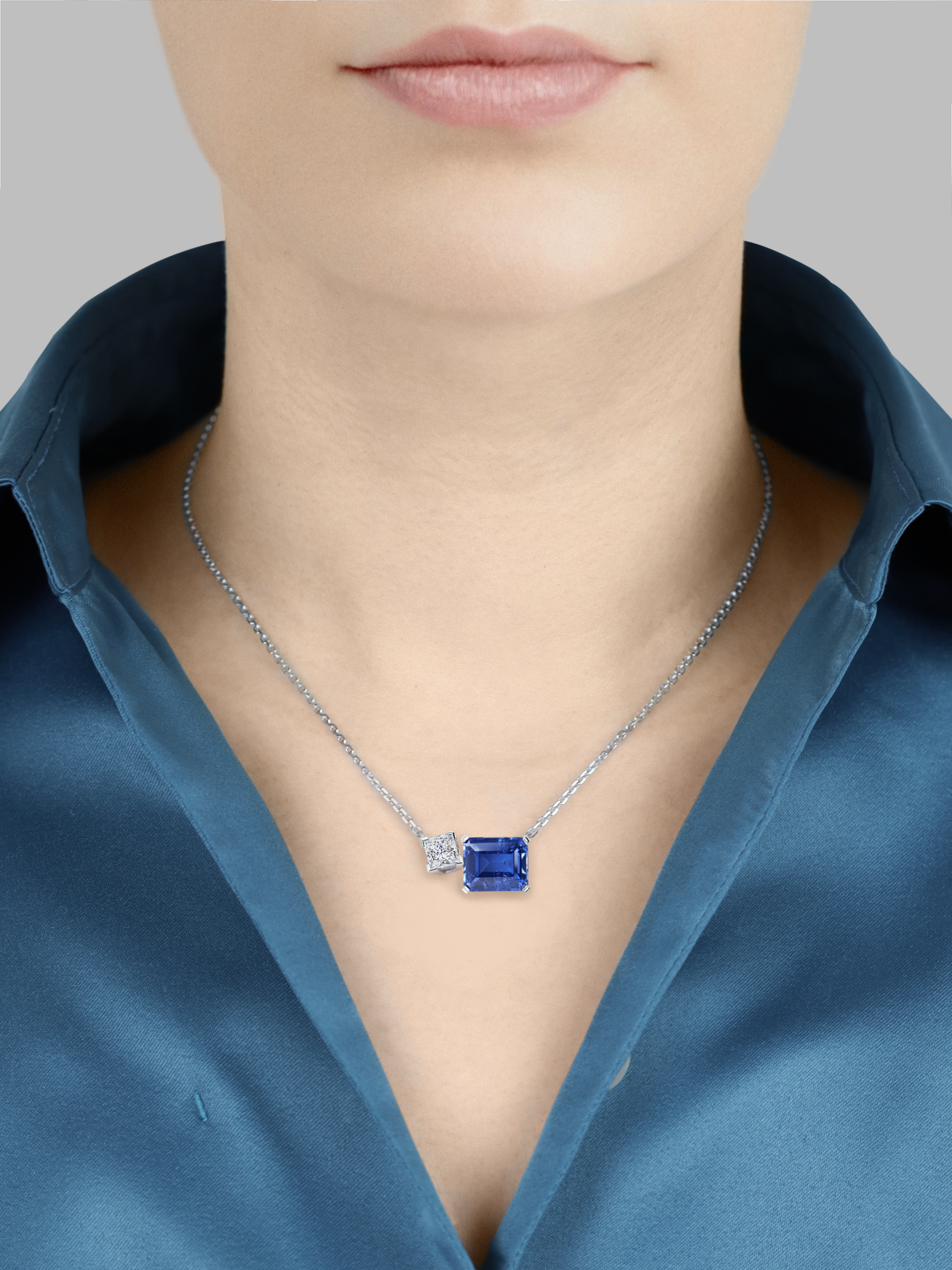 WONDERGEMS PENDANT, 4.12 CT