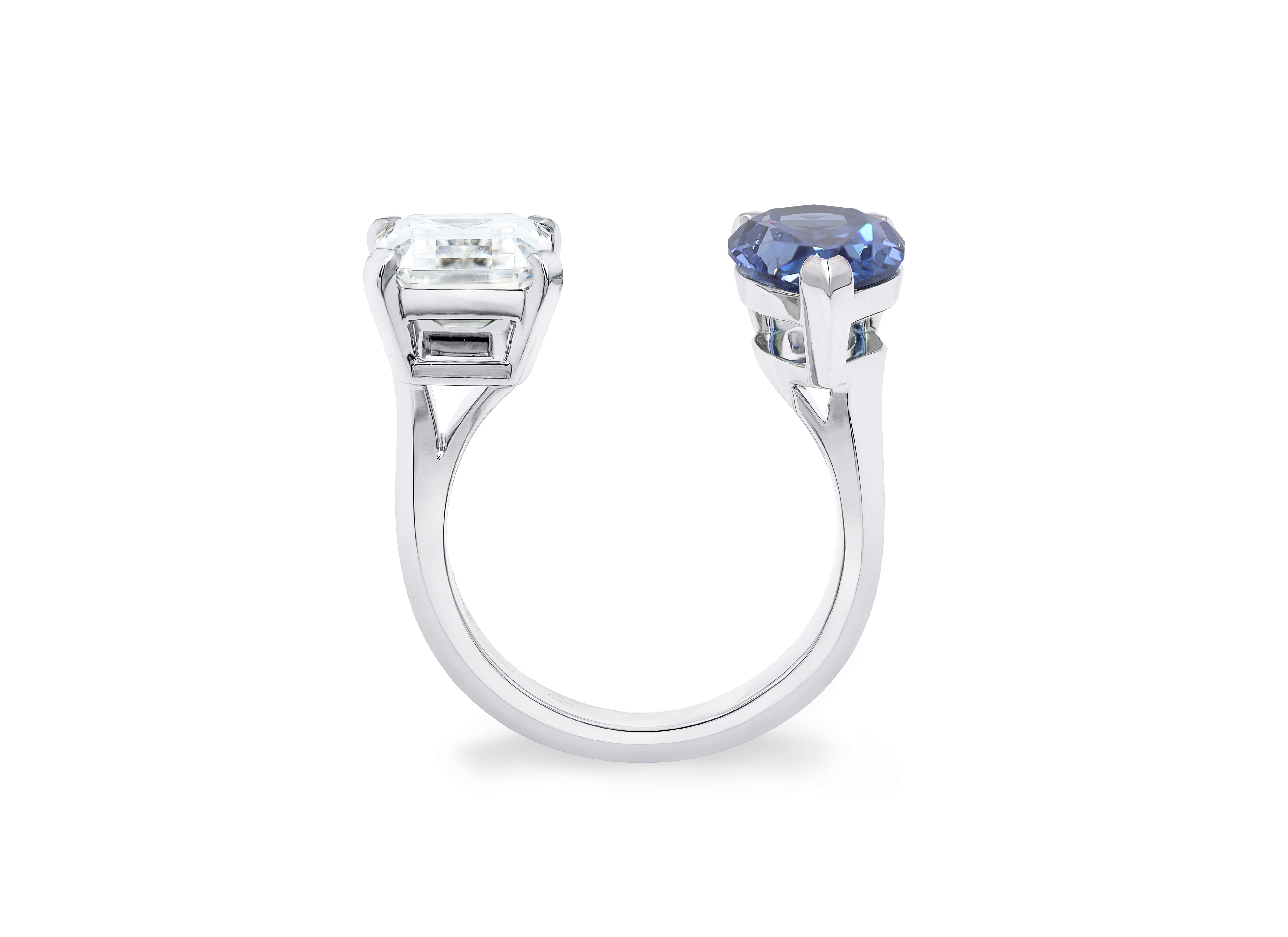 WONDERGEMS TOI & MOI RING, 4.02 CT 4.1 CT
