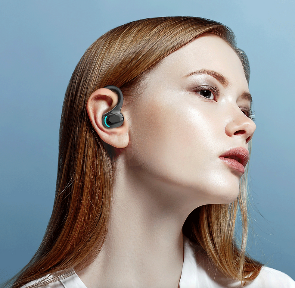 Miniatura: New Bluetooth 5.1 Headset Wireless Earbuds Earphones Stereo Headphones Ear Hook